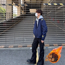 潮牌街头棒球服外套男士春秋季2025新款潮流休闲夹克男女宽松百搭，男装夹克，星座506A