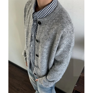新款休闲毛衣男开衫针织衫毛衣外套潮513AKS2587P55