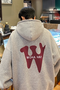 ！连帽圆领卫衣男装港风帽衫男 LM126-P35图片