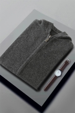 2024秋季男士新款条杠连帽开衫+束口裤套装，男装休闲套装，江杉羊绒