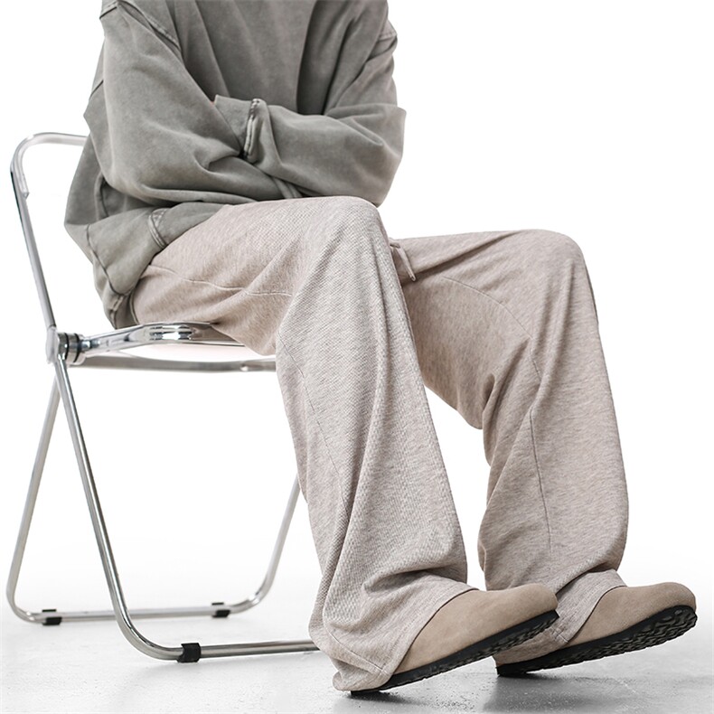 A408-24K86027-P48-X69-M-3XL 美式复古糯米裤秋冬季cleanfit裤子图片