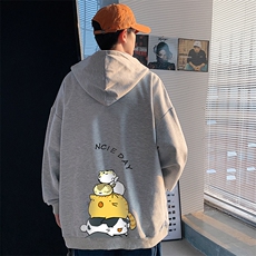 KS21090-P38加绒-P43连帽开衫卫衣男运动外套大码班服，男装卫衣，电商A040