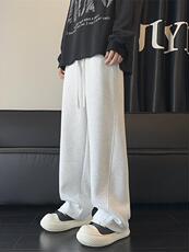 青少年弯刀裤运动休闲卫裤CK47S-2XL特P38加绒特P45，男装休闲裤，电商B325