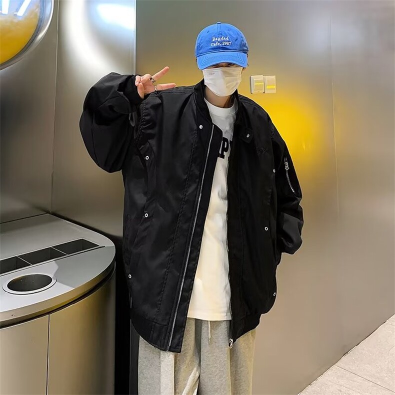 秋季青春流行男夹克文艺潮外套HY159P68,男装夹克,星座1116-2