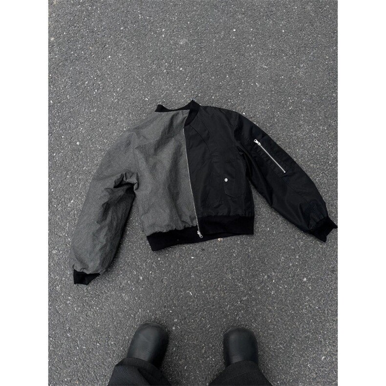 【有货】GJ17CC-特P85 双面穿棒球服外套男设计感飞行员夹克图片
