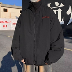 双面穿棉服男冬季棉袄外套韩版潮流面包服M3343P90，男装棉衣，星座1116-2