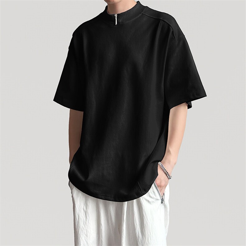 现货-主推设计感潮牌短袖T恤男个性半袖上衣A351-AT2473-P45,男装T恤,电商A351