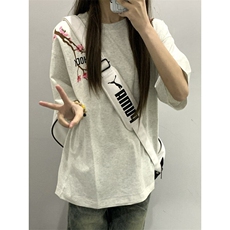 全刺绣梅花纯棉短袖ZX0188-特批33，男装T恤，星座313A(原308A-2)