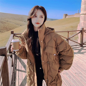 【现货 】韩版中长款休闲羽绒服816-P245-K338图片