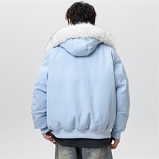 潮流宽松棉服高高街潮牌休闲棉衣A161-9987，男装棉衣，电商A161