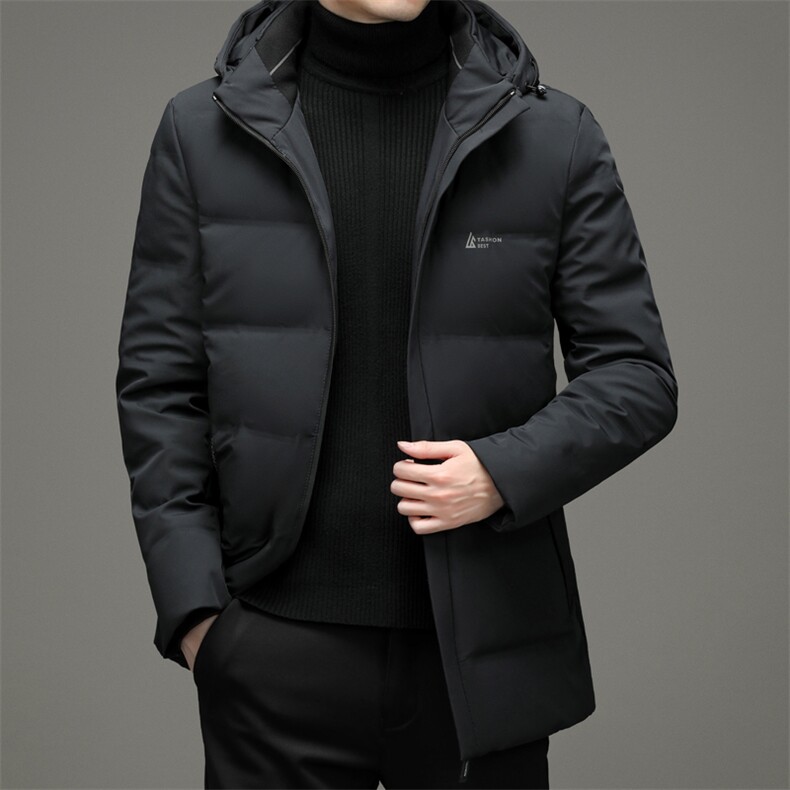 羽绒服男2023新款可脱卸帽外套爸爸装保暖潮外套YYYR00012-P295，男装羽绒服，电商B212（原钱塘6029）
