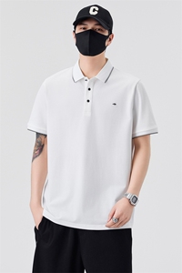 男士夏季新款时尚百搭休闲运动翻领半袖上衣PL8601-P65控105图片