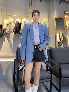 欧美风现货西装外套,女装西装,艾涵o