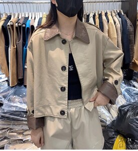 2021秋季新季韩版PU皮机车赫本风短款皮衣外套,女装皮衣,L·H·X