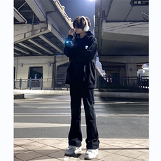 微喇牛仔裤男韩版潮流高街帅春季2025新款ins直筒长裤RK1508-P36，男装牛仔裤，星座412