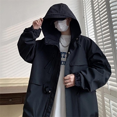 现货5W件冬季三防美式boxy解构连帽雪山冲锋衣棉衣男女棉服厚外套，男装夹克，电商A443