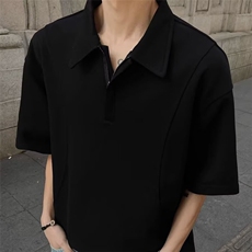 美式解构廓形短袖t恤男夏季百搭重磅半袖潮牌宽松中袖TX745，男装T恤，星座208-5