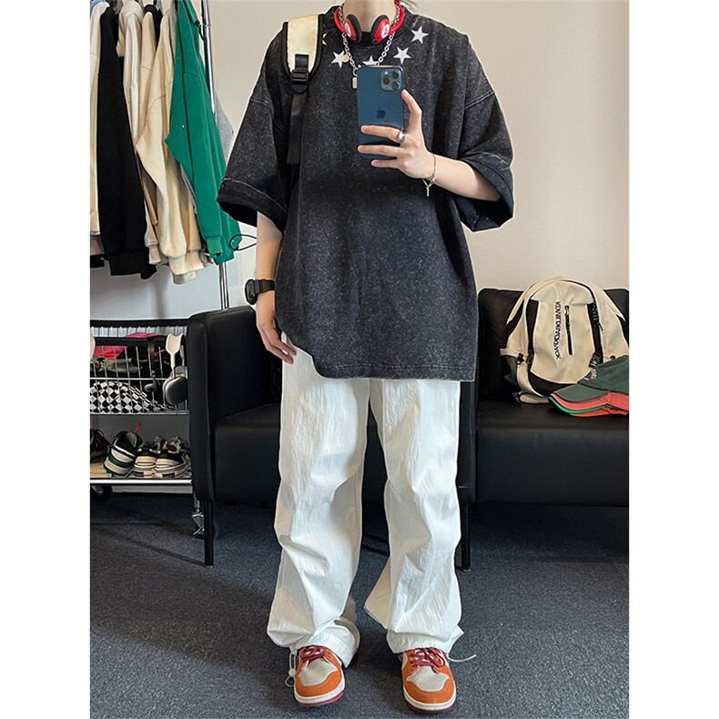 得物直播品质240重磅水洗xz605-dsx208特批30控49,男装T恤,星座605(原A050)