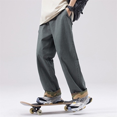 男装微喇阔腿裤子男ins夏季百搭时尚宽松休闲长裤潮DY5023-P77，男装休闲裤，电商A178-1