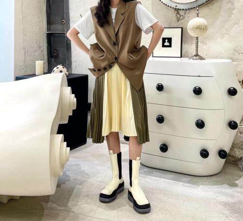 设计师款翻扣马甲，女装马夹，JY.OUBEN