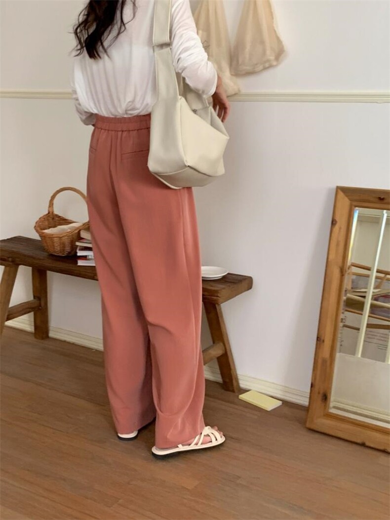 韩版高腰直筒裤，其它，DAP