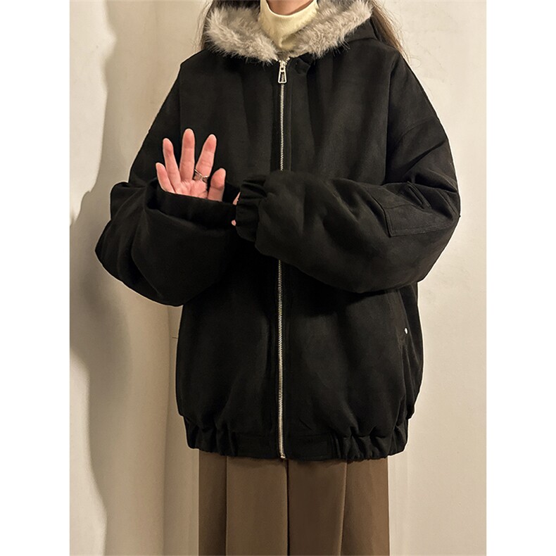 主推冬季连帽新款宽松/座山雕外套潮加厚棉衣XZ102B-1M817-P115,男装棉衣,星座102B-1
