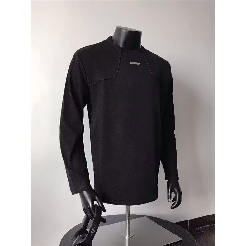 新款重磅上衣潮流长袖T恤宽松舒适简约显瘦设计男513AWY2779P42,男装T恤,星座513A
