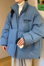 港风秋冬新款保暖立领宽松棉服外套男MY62039特批65控99，男装棉衣，电商A268A