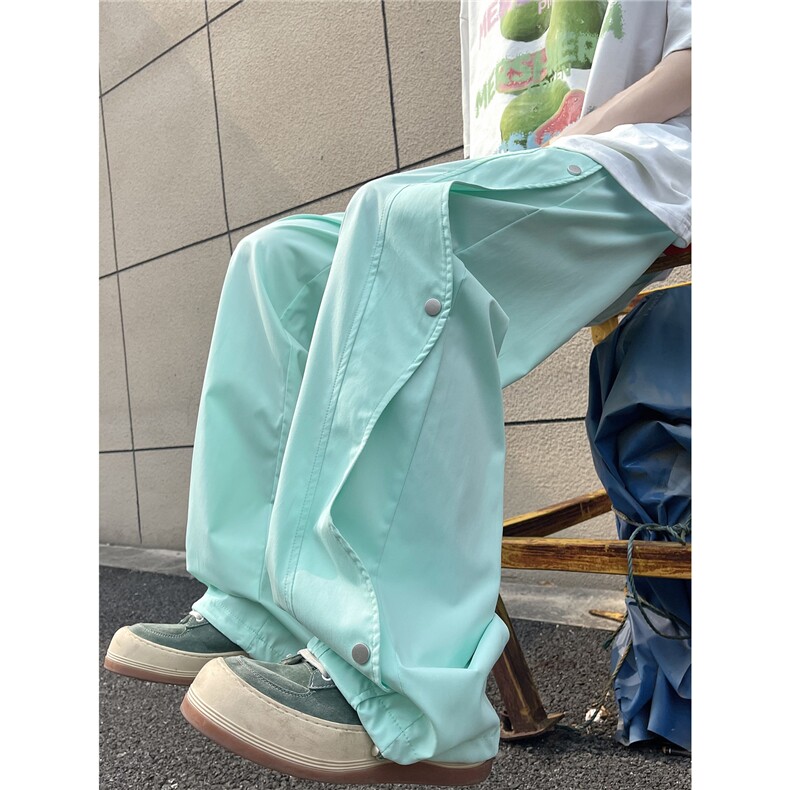 【现货】XZ612-K779-P55控79夏季多巴胺休闲裤排扣冰丝裤西裤,男装西裤,星座612