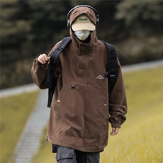 2023港风文艺连帽卫衣男春秋宽松潮流长袖外套，男装夹克，星座716-3