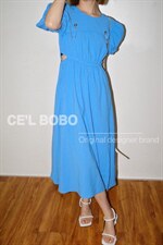 夏季新款链条开叉连衣裙，女装连衣裙，CE