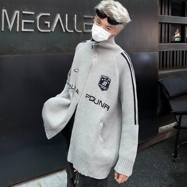 美式复古立领毛衣开衫外套女秋冬MY338P70,男装针织衫/毛衣,星座1116-2