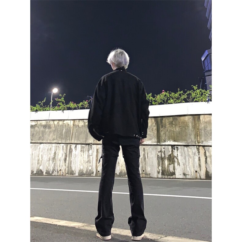 档口签约模特请档口勿盗图交叉绑带牛仔裤微喇叭裤,男装牛仔裤,星座310A-4