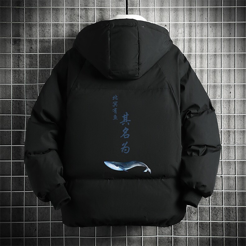 控128加绒面包服男大码羊羔毛衣男MY16261-P100,男装棉衣,电商A040A