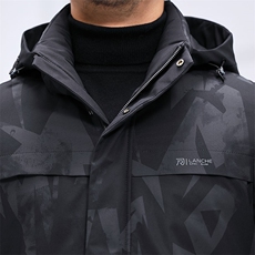 2023冬装新款商务休闲百搭时尚连帽羽绒服中年男KCN21066-81-P315，男装羽绒服，电商B212（原钱塘6029）