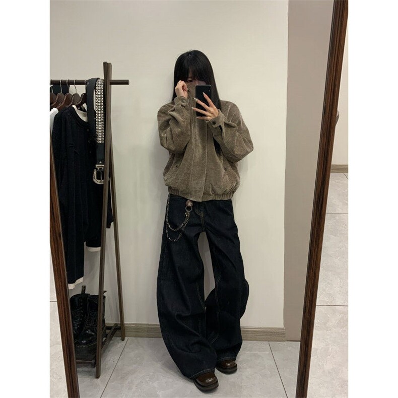 【有货】2015CC-特P45原牛色A字版型baggy牛仔裤子男女款,男装牛仔裤,星座1007（原301D）