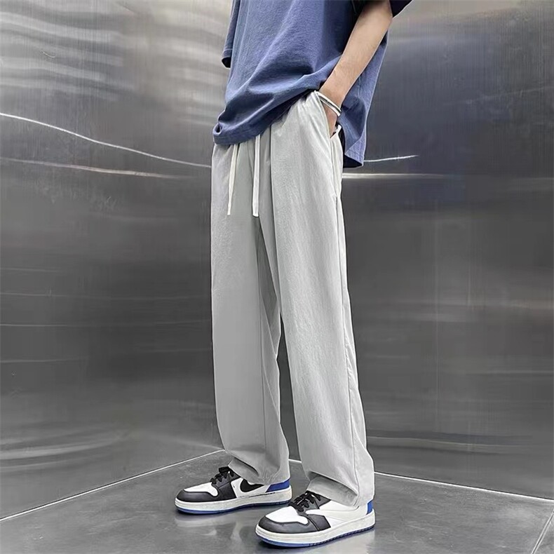 冰丝薄款速干夏季新款休闲裤系带男士裤子KN108P40,男装休闲裤,电商D325