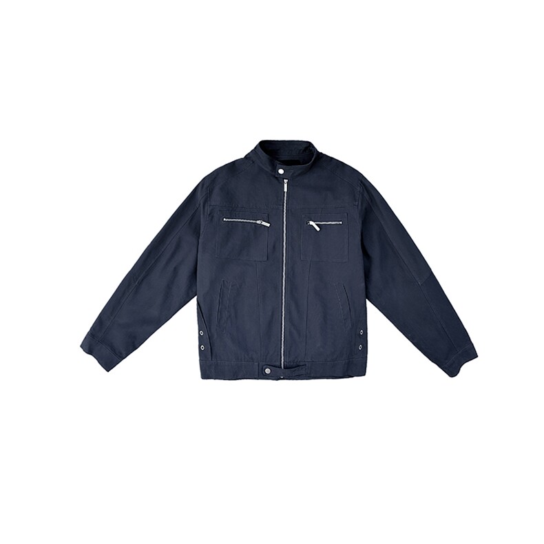水洗牛仔外套男秋冬款美式复古立领工装哈灵顿夹克JK08968-P75,男装夹克,星座308B-2