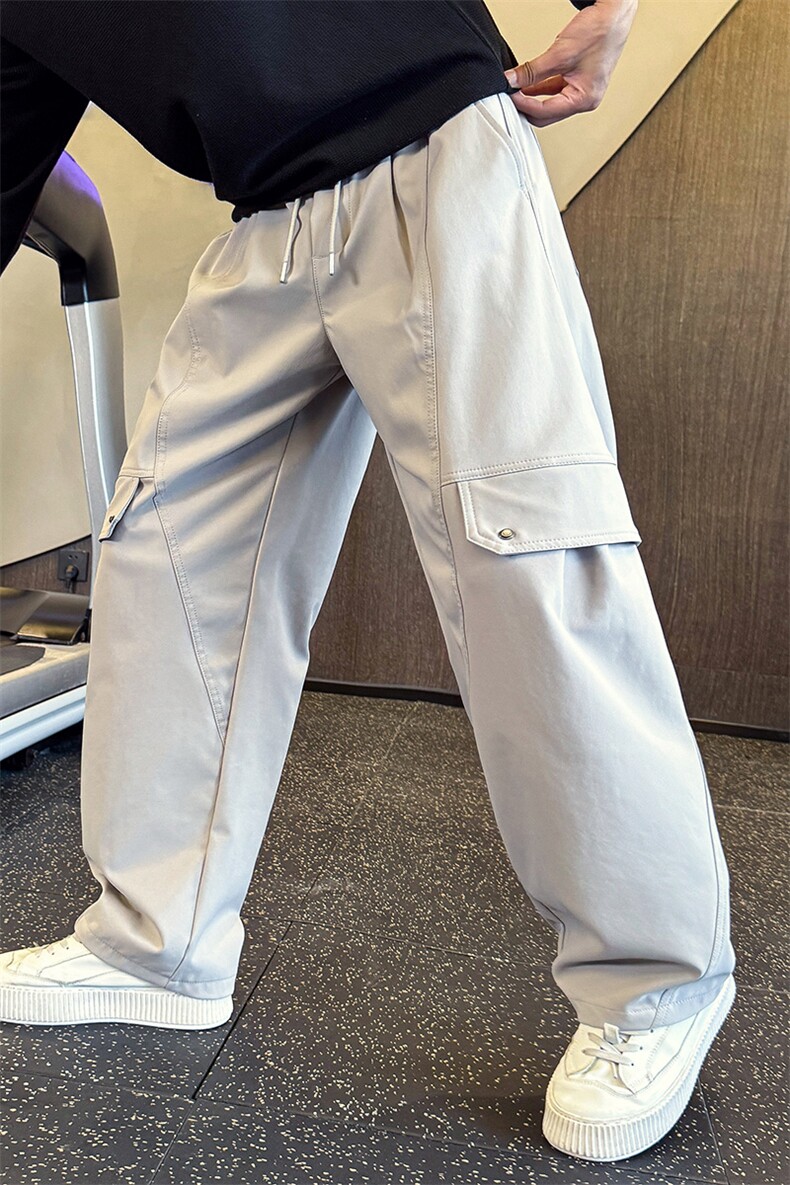 解构秋季新款弯刀工装裤男阔腿直筒裤A368-K2980-P68,男装工装外套,电商A368