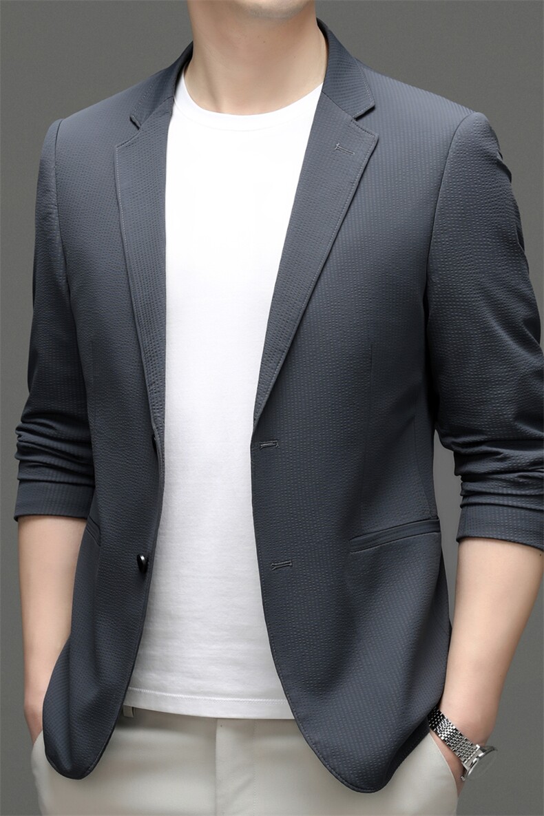 M5555-1钱塘2020-3春夏新款男士商务休闲西服简约修身外套P135,男装西服,钱塘207-3