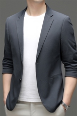 M5555-1钱塘2020-3春夏新款男士商务休闲西服简约修身外套P135，男装西服，钱塘207-3