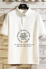 PL57163-P35翻领短袖polo衫男大码胖子半袖t恤男有领保罗衫，男装Polo衫，电商A040A