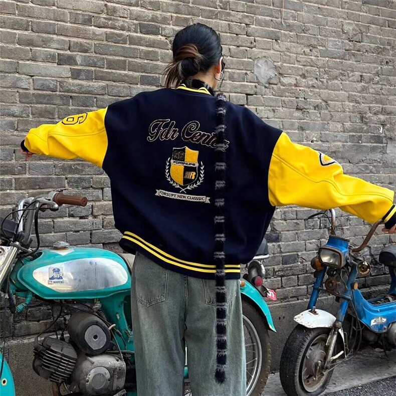 W8401-P68网络图ins潮流文艺气质棒球服外套新款原宿日系夹克,男装夹克,星座1608-2