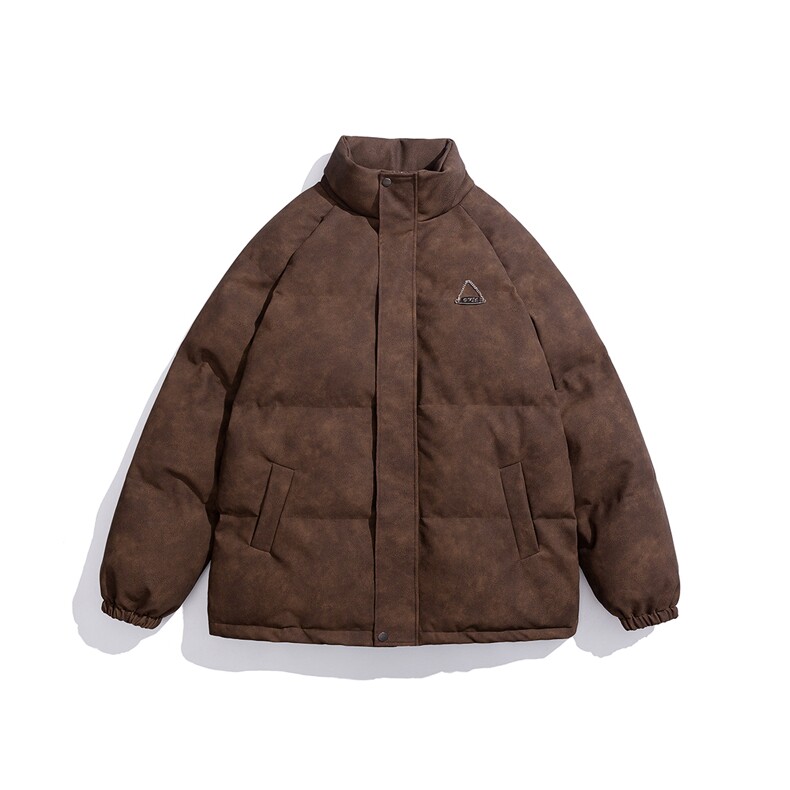 1PU皮复古做旧金属大码M-5XL棉衣MY77102P130控198抖音控228，男装棉衣，星座226-2