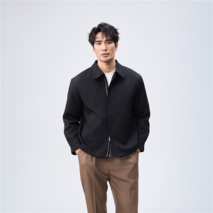 秋季2025老钱风抖音纯色休闲立领夹克店主风A236-JK628-P125图片