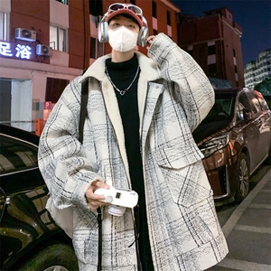羊羔毛棉服男2025冬季新款休闲外套潮牌棉衣棉袄 M199 P120 控158图片