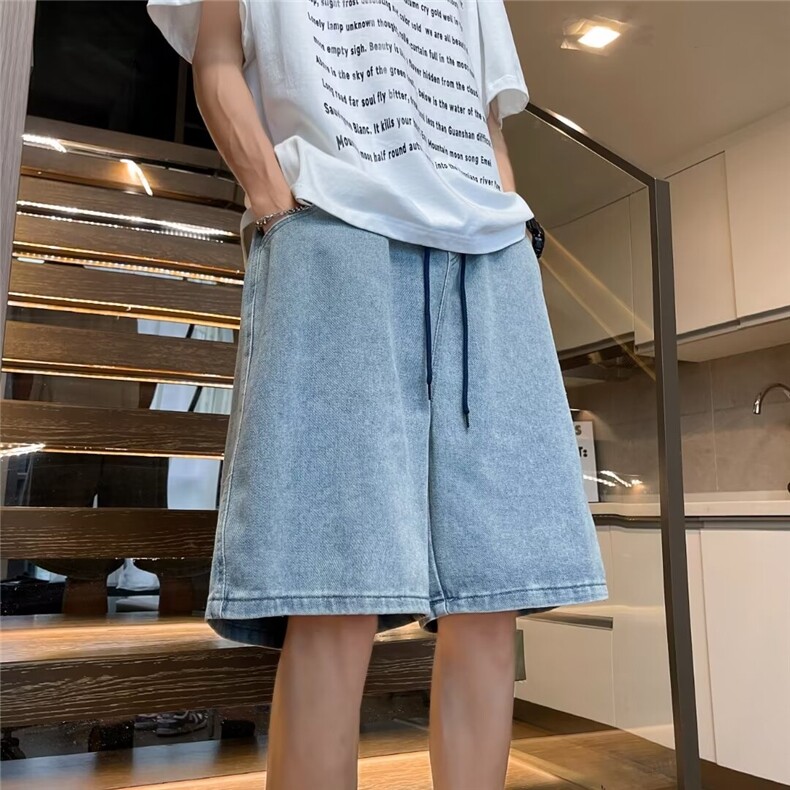 2024美式牛仔裤男款短裤潮M770P36,男装牛仔裤,星座1116-2
