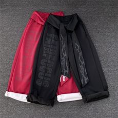 加绒加厚休闲卫裤街头休闲直筒阔腿裤K0856-P48加绒P52，男装休闲裤，星座308B-2