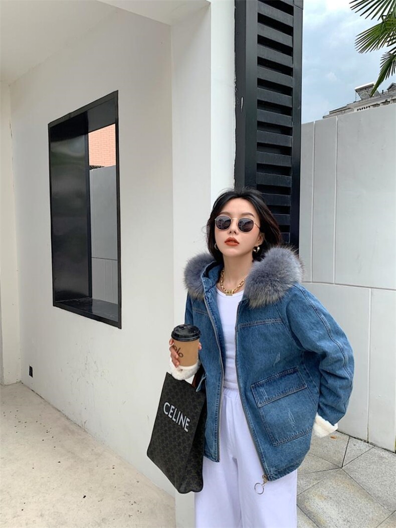 牛仔加绒外套，其它，转角爱尚