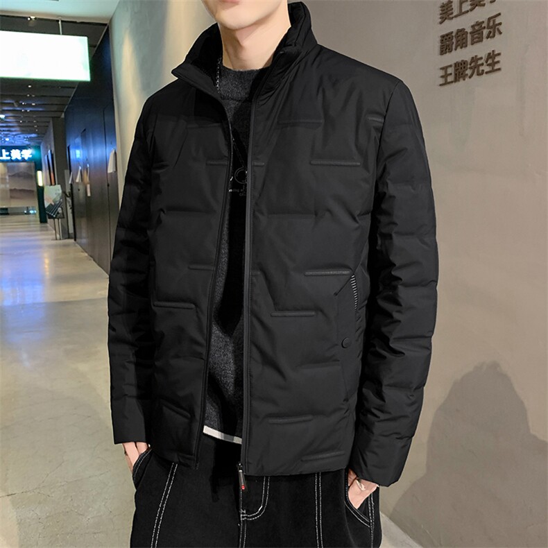 羽绒服男士冬季新款中青年白鸭绒加厚保暖外套男装潮流休闲上衣,男装羽绒服,电商B212（原钱塘6029）